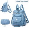 Leather Backpack Purse for Women Vintage Fashion Travel Backpack Shoulder Bag