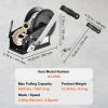 Hand Winch with Steel Wire for Trailer, Boat or ATV Towing