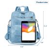 Leather Backpack Purse for Women Vintage Fashion Travel Backpack Shoulder Bag